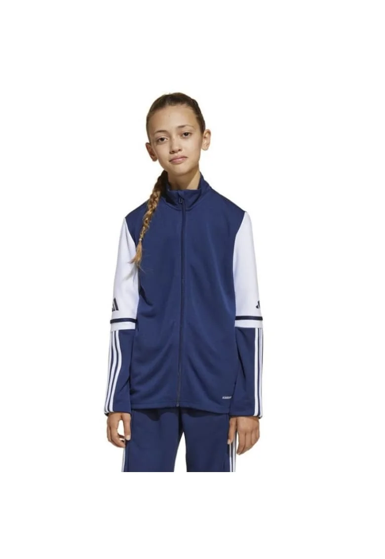 Hanorac sport copii  Squadra 25 Jr, poliester, bleumarin/alb