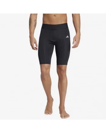 Pantaloni scurti sport barbati  Techfit, elastan/poliester, negru