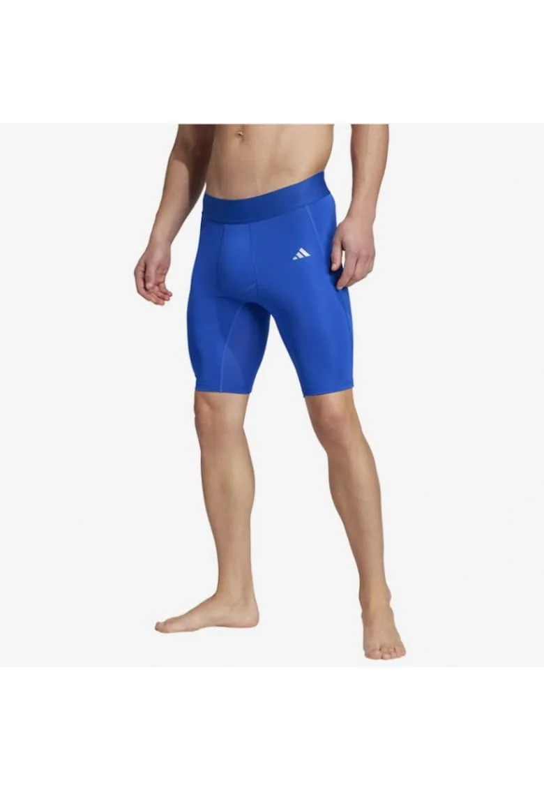 Pantaloni scurti sport barbati  Techfit, elastan/poliester, albastru