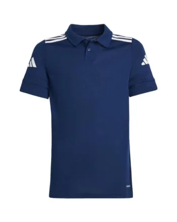 Tricou sport copii,  Squadra 25 Polo Jr Jy3413, fibre sintetice, albastru