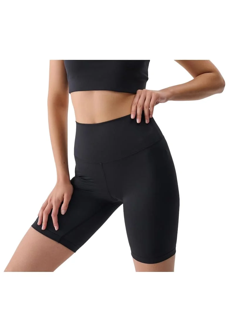 Colanti sport dama RSS25TFSTF019, 4F, Poliester/Elastan, Negru