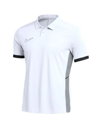 Tricou polo  Dri-Fit Academy 25 SS, poliester, alb