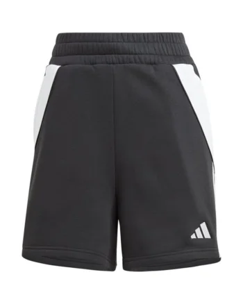 Pantaloni scurti,  croiala lejera, negru, poliester