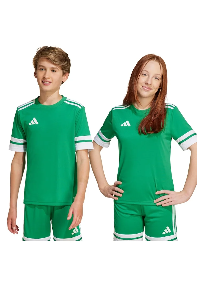 Tricou sport copii,  Squadra 25, uscare rapida, verde, poliester reciclabil,