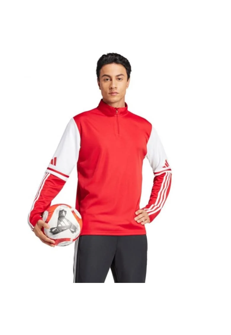 Bluza sport barbati,  Squadra 25, material sintetic, rosu
