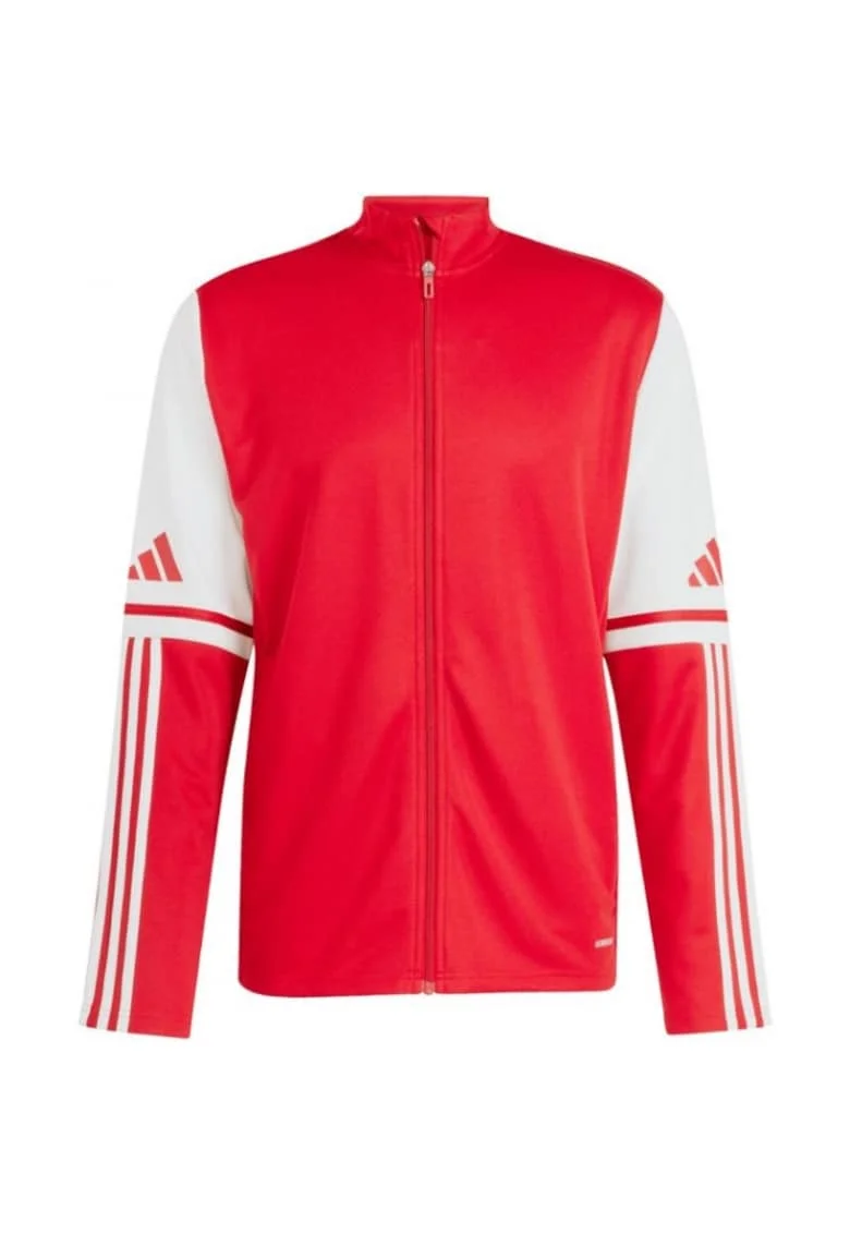 Hanorac sport barbati,  Squadra 25, fara gluga, poliester, rosu/alb