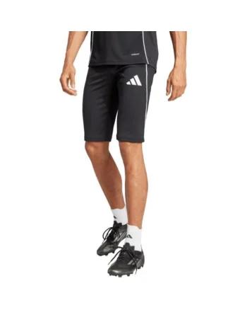 Pantaloni sport barbati,  Tiro 25 Competition, scurti, poliester, negru