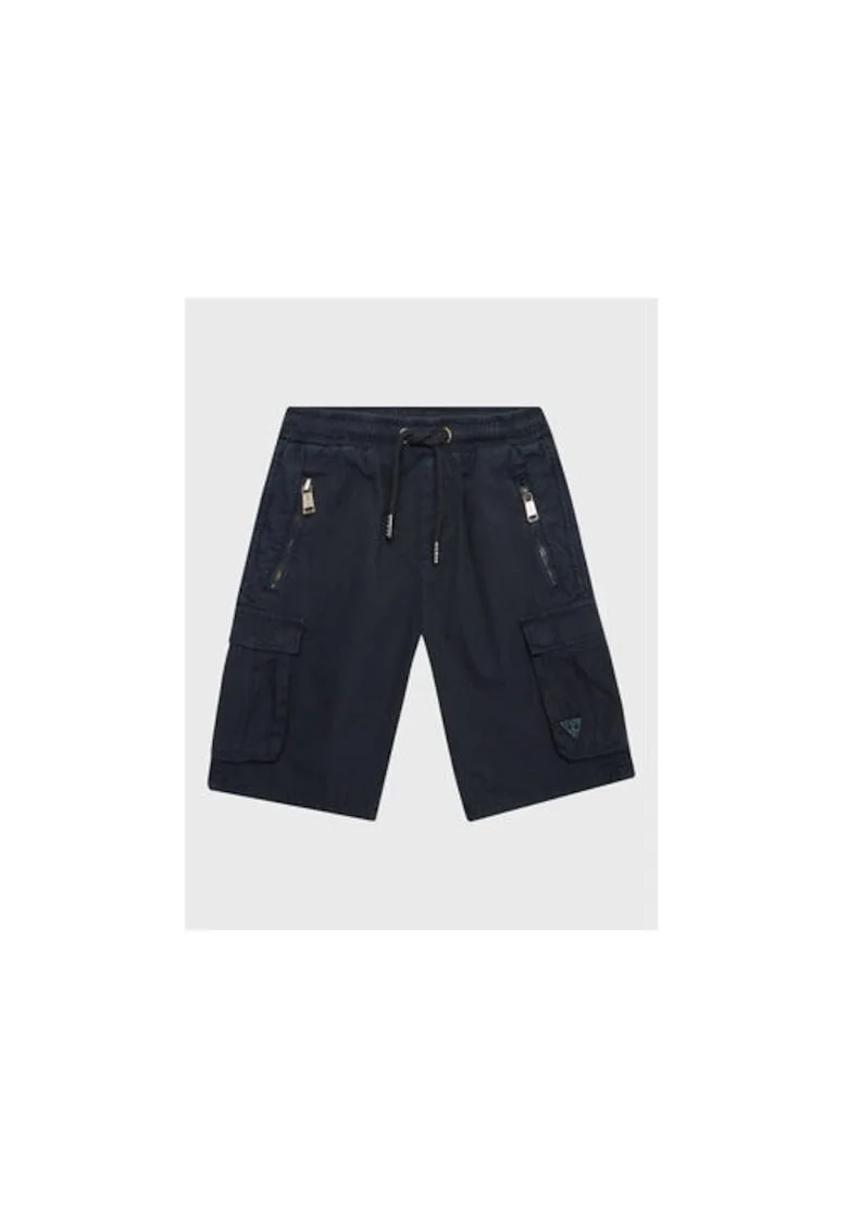 Pantaloni scurti din bumbac cu buzunare laterale,