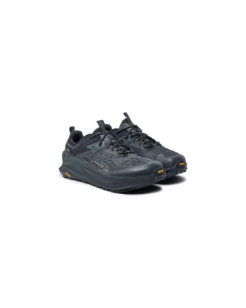 Bocanci trekking barbati  AL0A85NM0001M, Piele naturala, Negru, Negru
