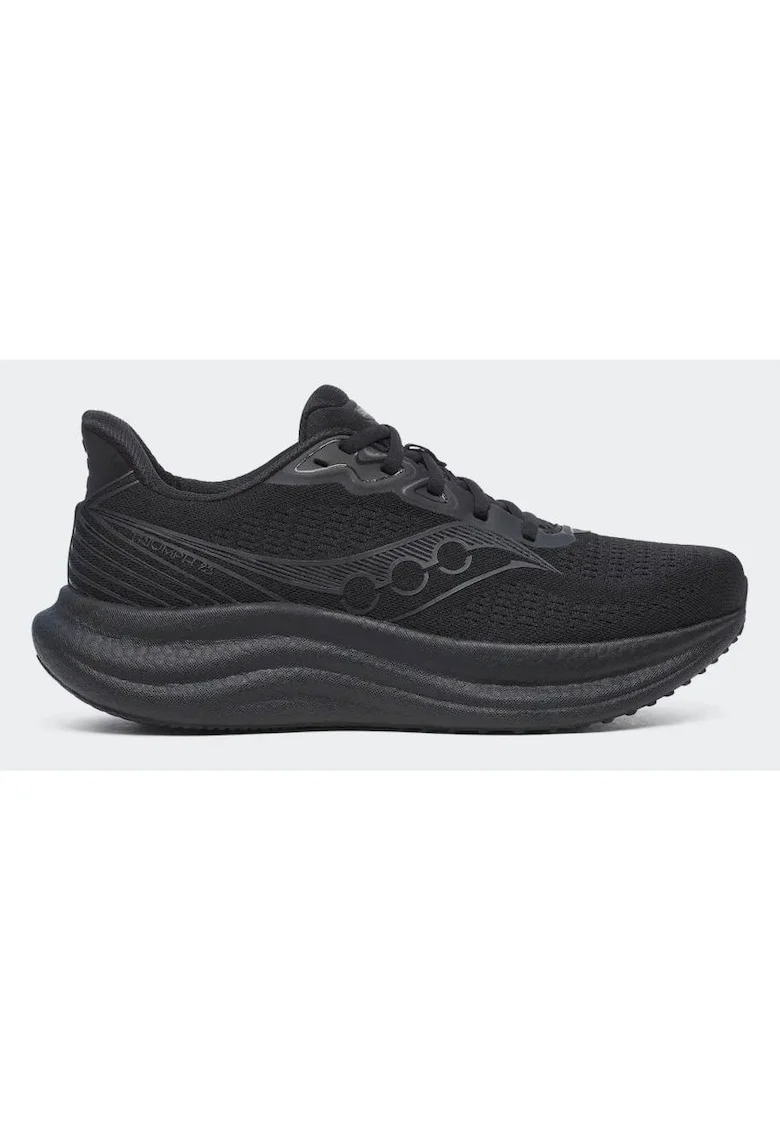 Pantofi sport barbati,  Triumph 23, amortizare maxima, negru, plasa
