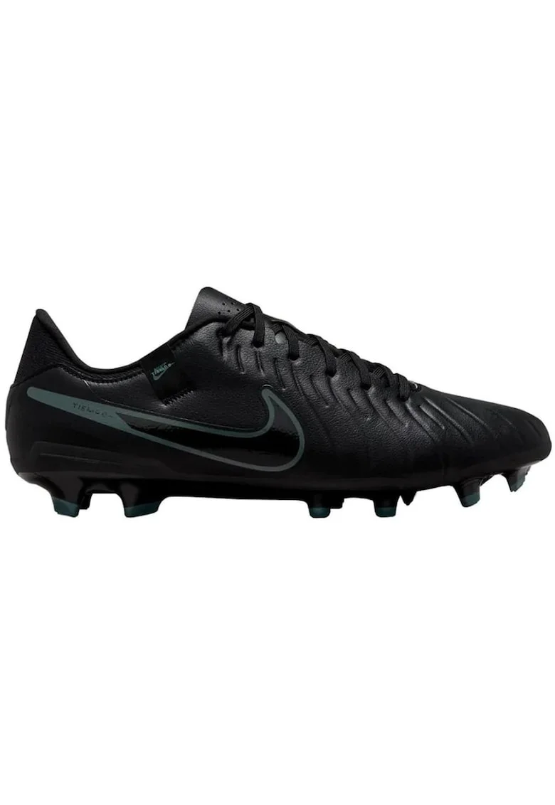 Pantofi de fotbal  negru, piele, pentru iarba naturala si artificiala