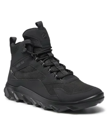 Ghete de trekking barbati,  material textil, negru,