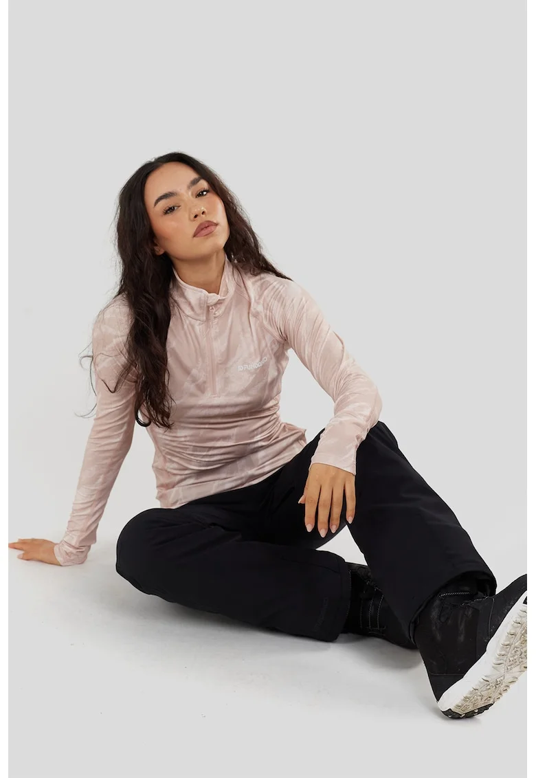 Bluza de trening slim fit cu model Yade II Baselayer, Bej deschis