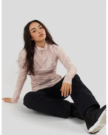 Bluza de trening slim fit cu model Yade II Baselayer, Bej deschis