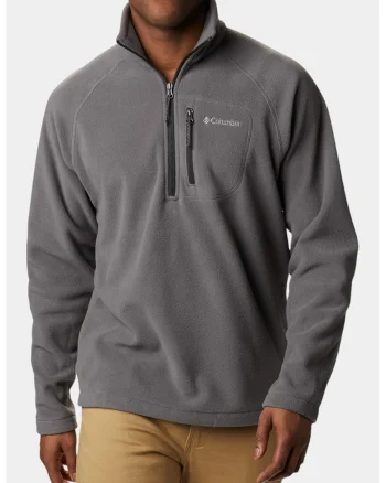 Bluza de trening din fleece, pentru schi Fast Trek III, Gri inchis