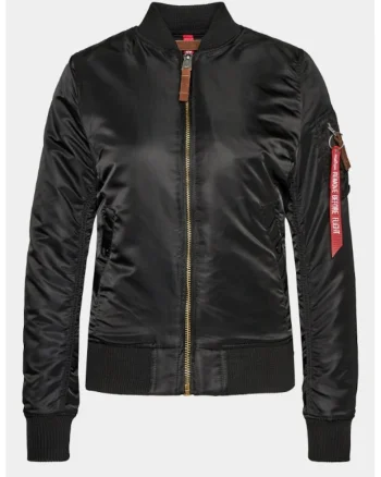 Jacheta bomber dama,  303299569, Nylon, Negru