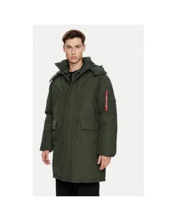 Jacheta barbati,  304544040, Bumbac/Nylon, Verde, Verde