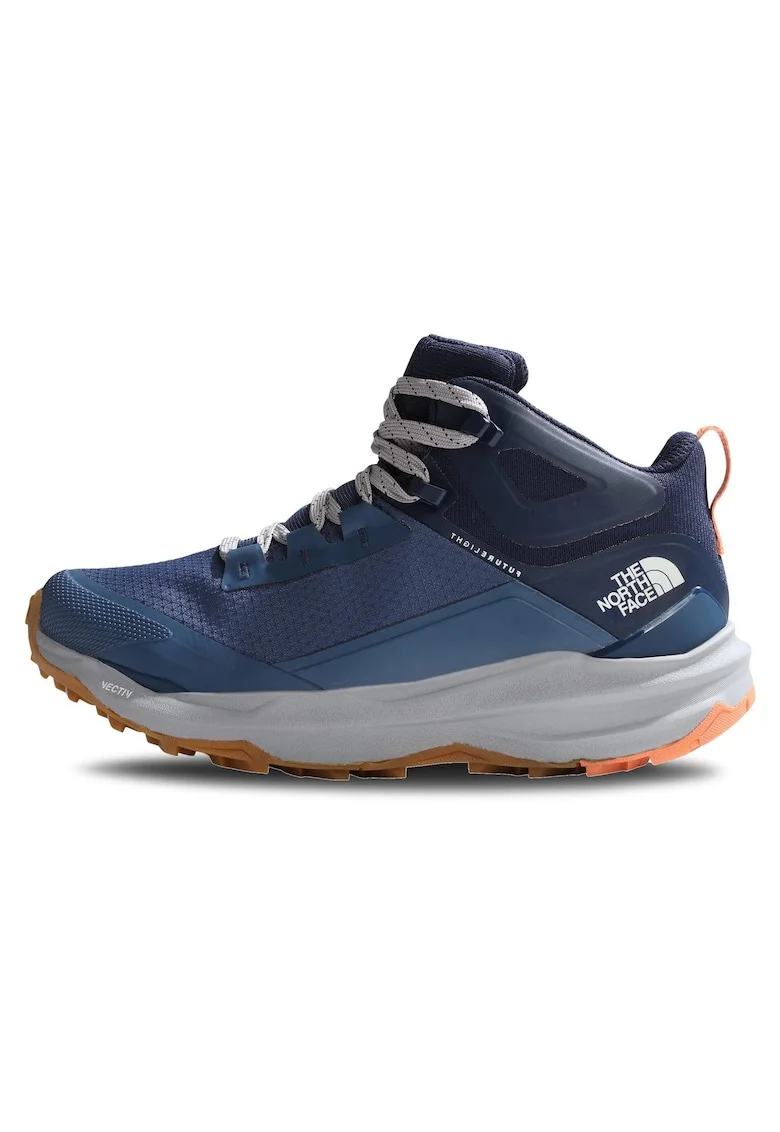 Pantofi trekking femei,  albastru, textil