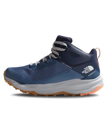 Pantofi trekking femei,  albastru, textil