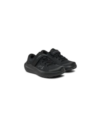 Pantofi sport copii,  alergare, negru, material textil