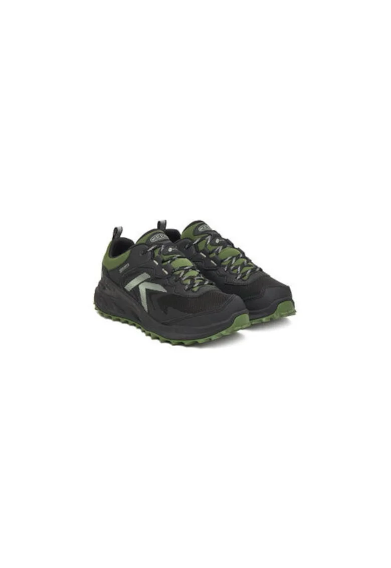 Ghete de drumetie pentru baieti,  305686060, textil, negru/verde