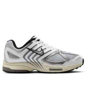 Pantofi sport dama  Pegasus, alb/negru, piele ecologica, amortizare Nike Air, talpa cauciuc tip waffle