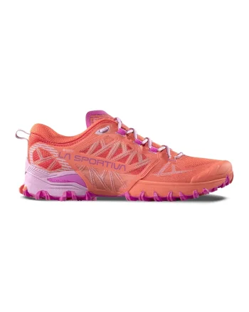 Pantofi Bushido III GTX cu logo pentru alergare trail, Fucsia/Roz somon