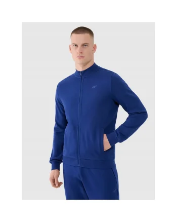 Hanorac barbati  bomber, bumbac, stil sportiv, bleumarin