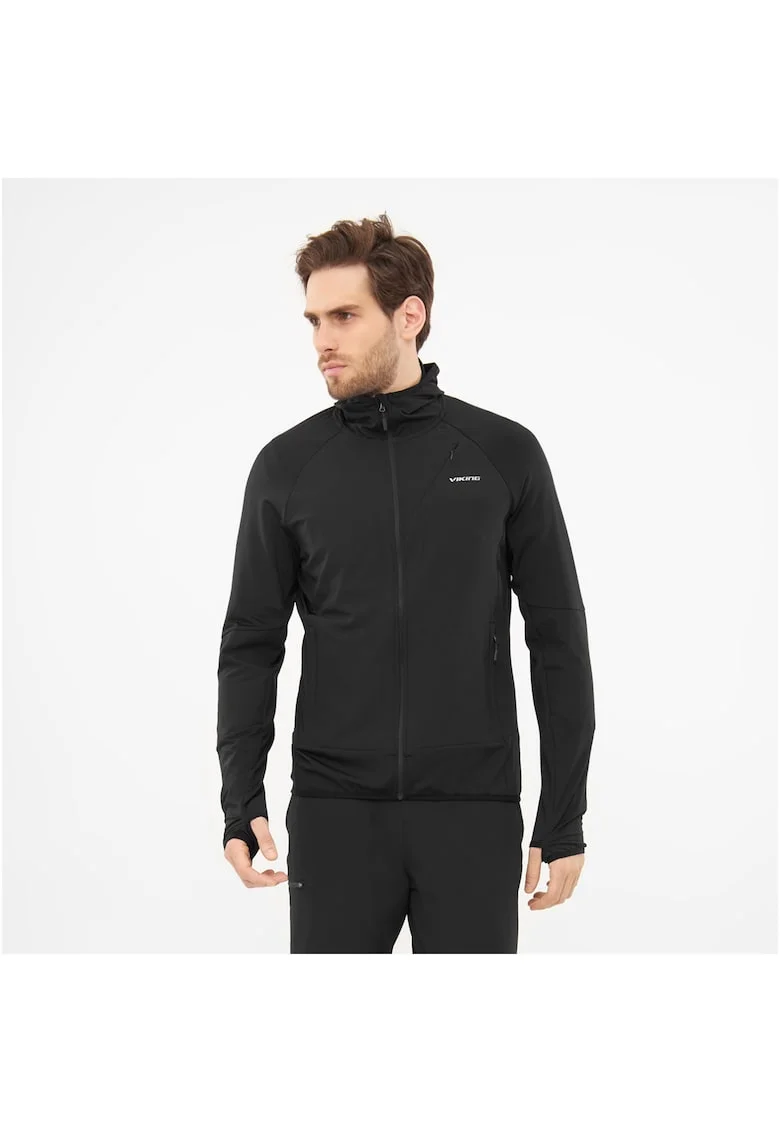 Hanorac  Dimaro, negru, elemente reflectorizante, Negru