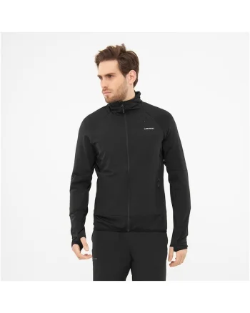 Hanorac  Dimaro, negru, elemente reflectorizante, Negru