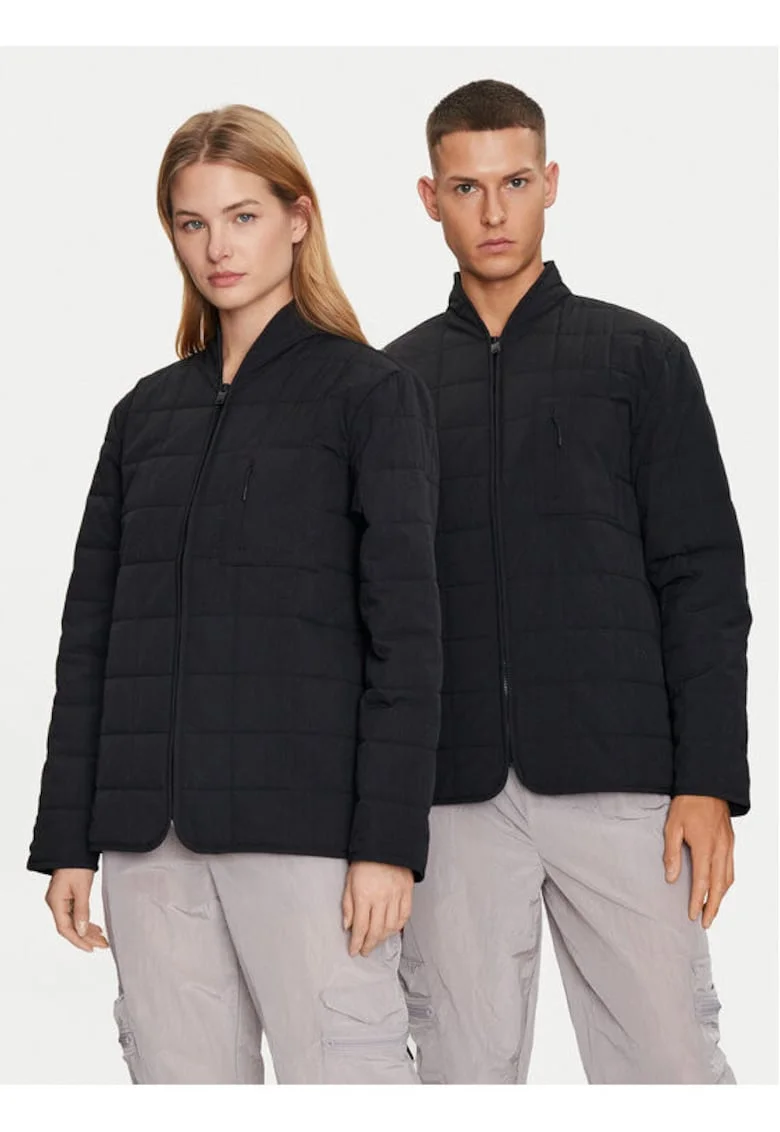 Geaca unisex,  303718589, Nylon, Negru, Negru