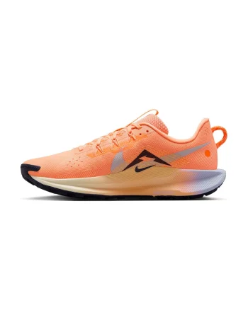 Pantofi ReactX Pegasus 5 pentru alergare pe teren accidentat, Maro cognac/Portocaliu pal