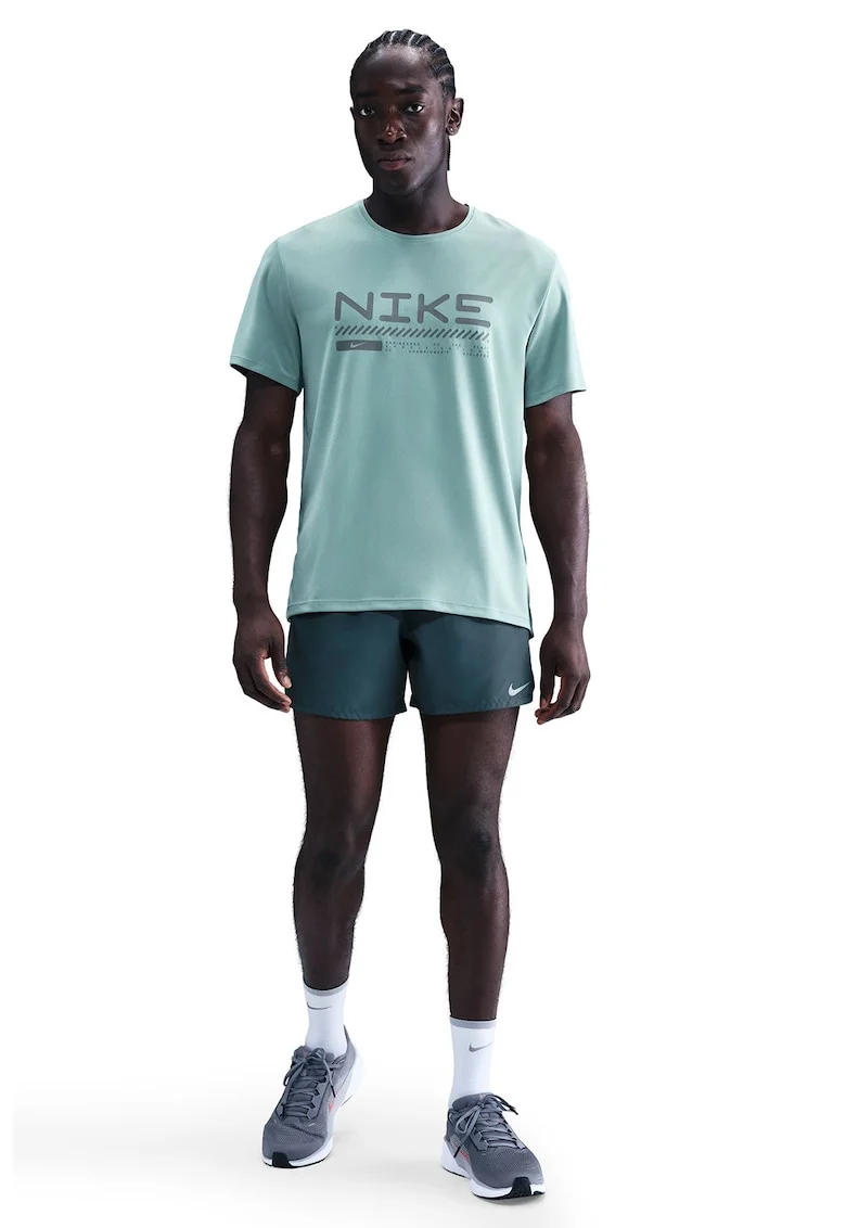 Tricou pentru alergare Winter Miller, Verde menta