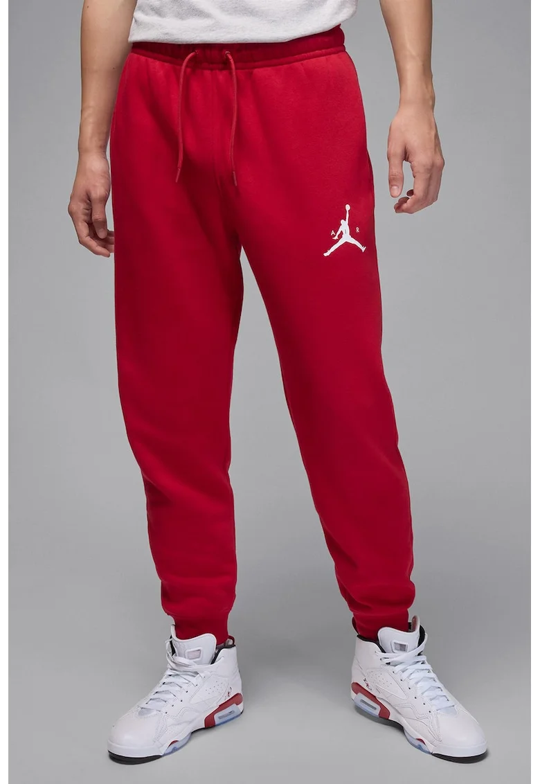 Pantaloni pentru baschet Jordan Jumpman, Rosu/Alb
