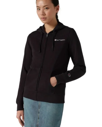 Hanorac sport dama  bumbac/poliester, negru