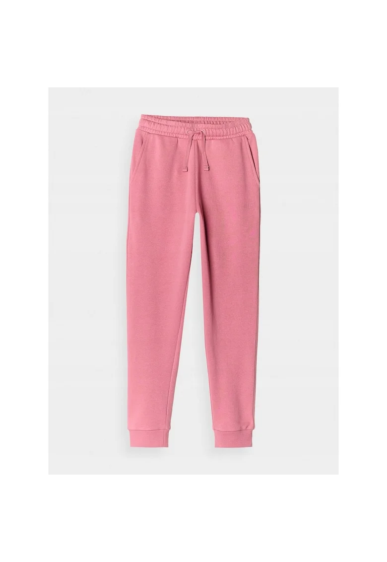 Pantaloni sport  roz, bumbac, pentru fete