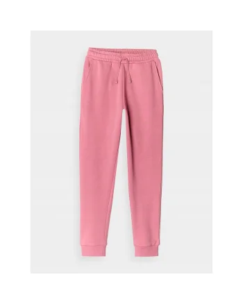 Pantaloni sport  roz, bumbac, pentru fete