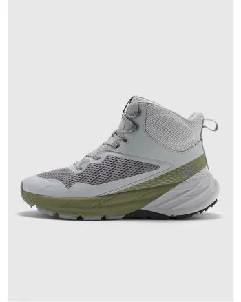Pantofi trekking barbati  plasa, gri/verde
