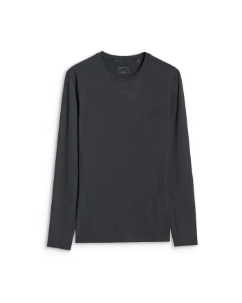 Bluza sport de antrenament  uscare rapida, negru, material sintetic