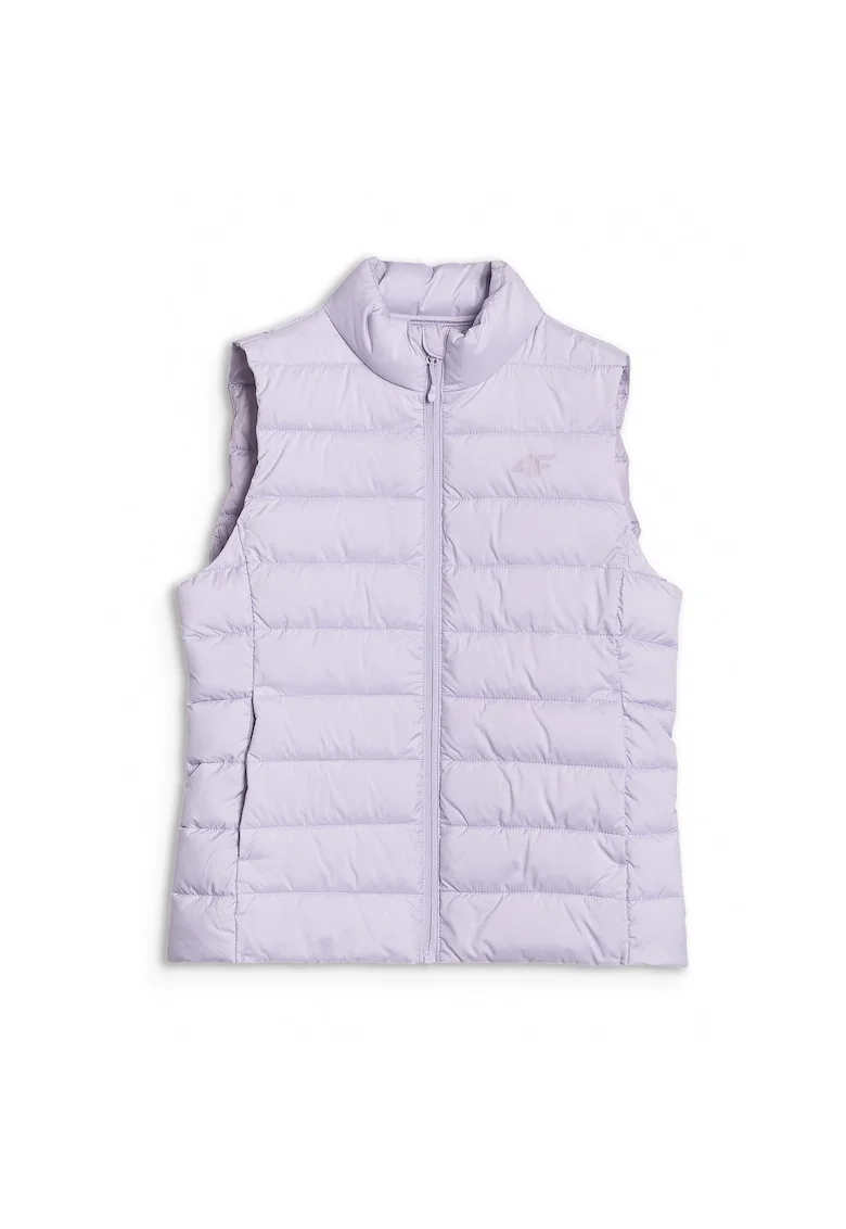 Vesta sport dama  puf sintetic, violet, croiala slim, material ripstop