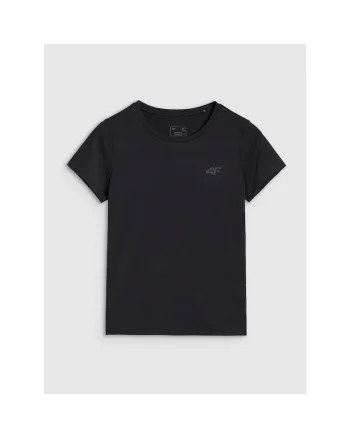 Tricou sport  uscare rapida, negru, pentru femei, textil