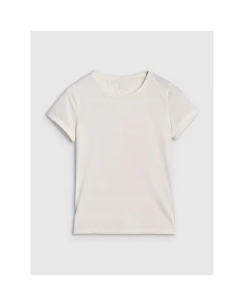 Tricou sport  alb, uscare rapida, poliester, pentru femei