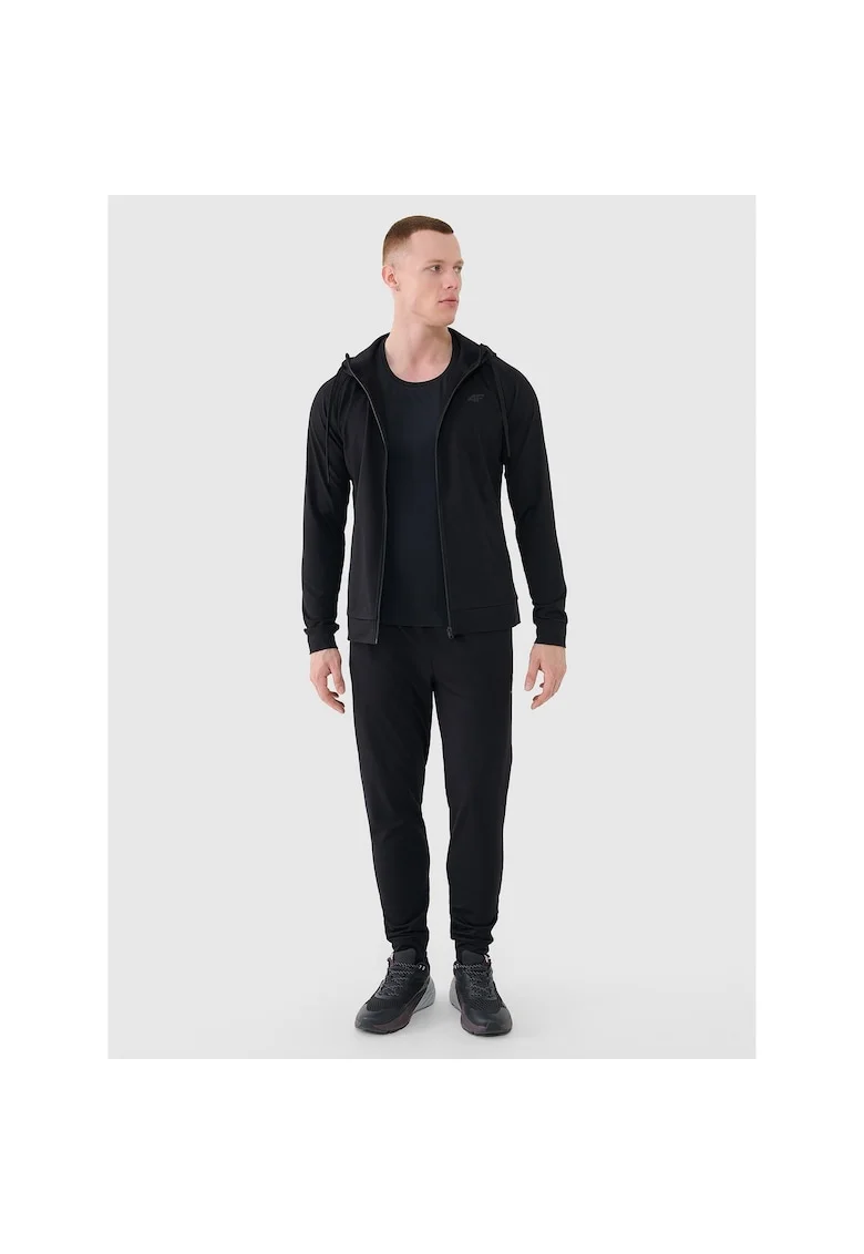 Pantaloni sport barbati  antrenament, culoare neagra, material respirabil