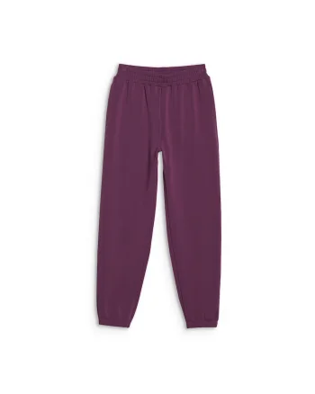 Pantaloni sport dama  joggers, violet, material modal