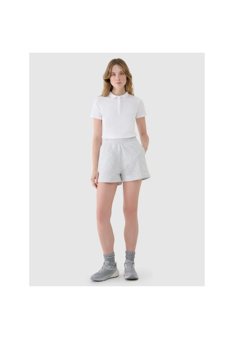 Pantaloni sport dama,  rening, gri