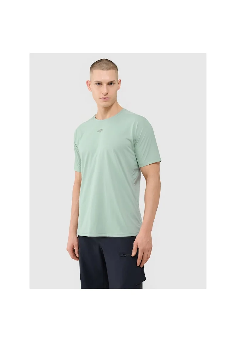Tricou ciclism  uscare rapida, turcoaz, pentru barbati, textil