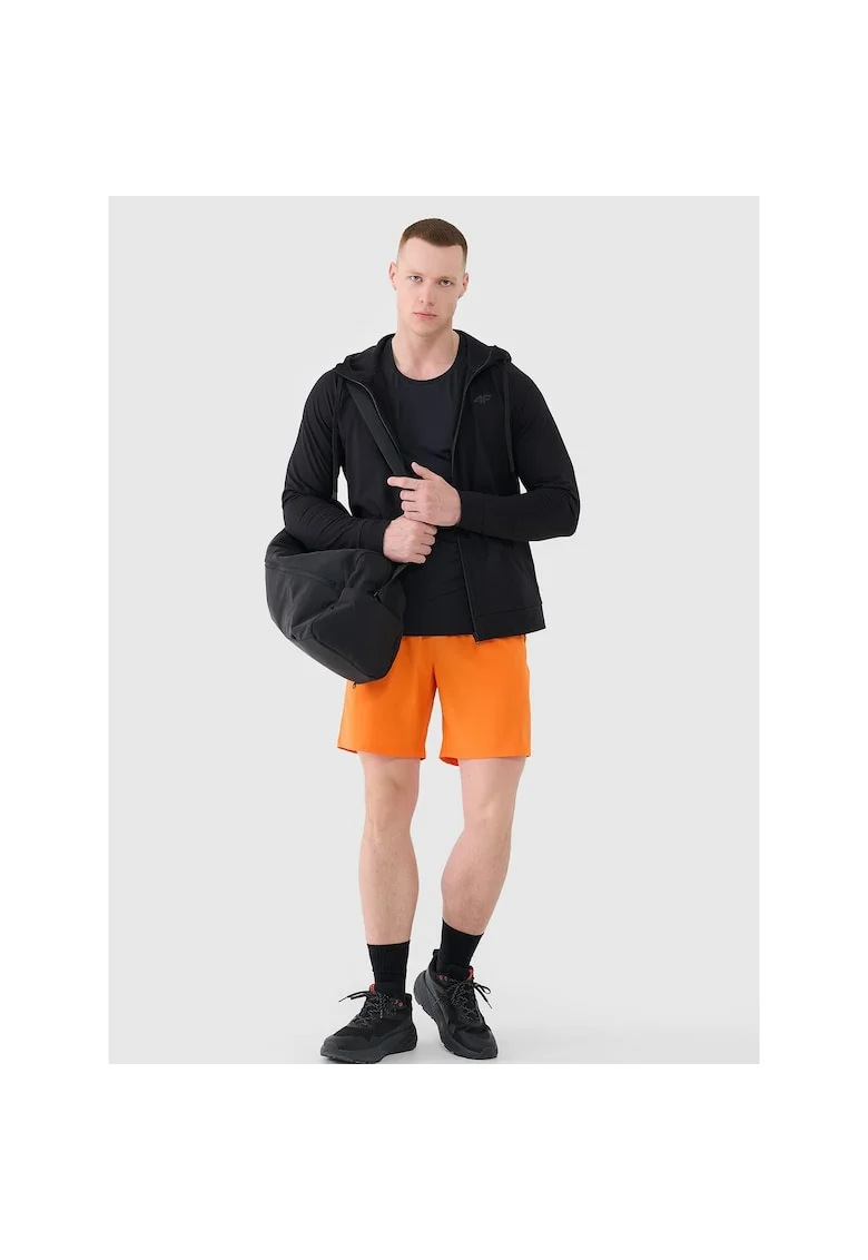 Pantaloni sport barbati,  de antrenament, uscare rapida, portocaliu