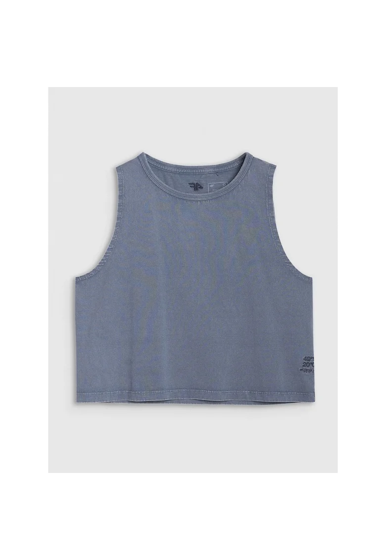 Maiou sport dama WSS25TSLEF160-32S, 4F, Bumbac, Bleumarin