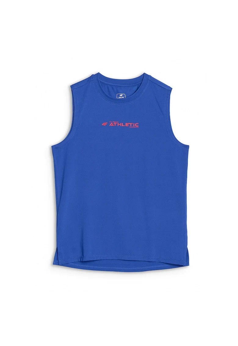 Tricou sport  pentru baieti, uscare rapida, albastru, sintetic