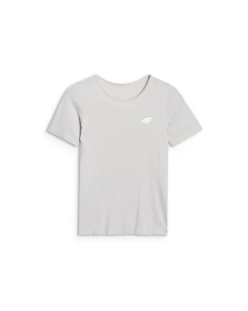 Tricou sport dama,  Textil, Pentru alergare montana, Gri